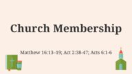 Church Membership