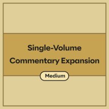 Single Volume Commentary Expansion - M