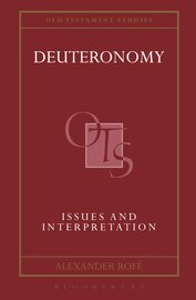 Deuteronomy: Issues and Interpretation (Old Testament Studies | OTS)