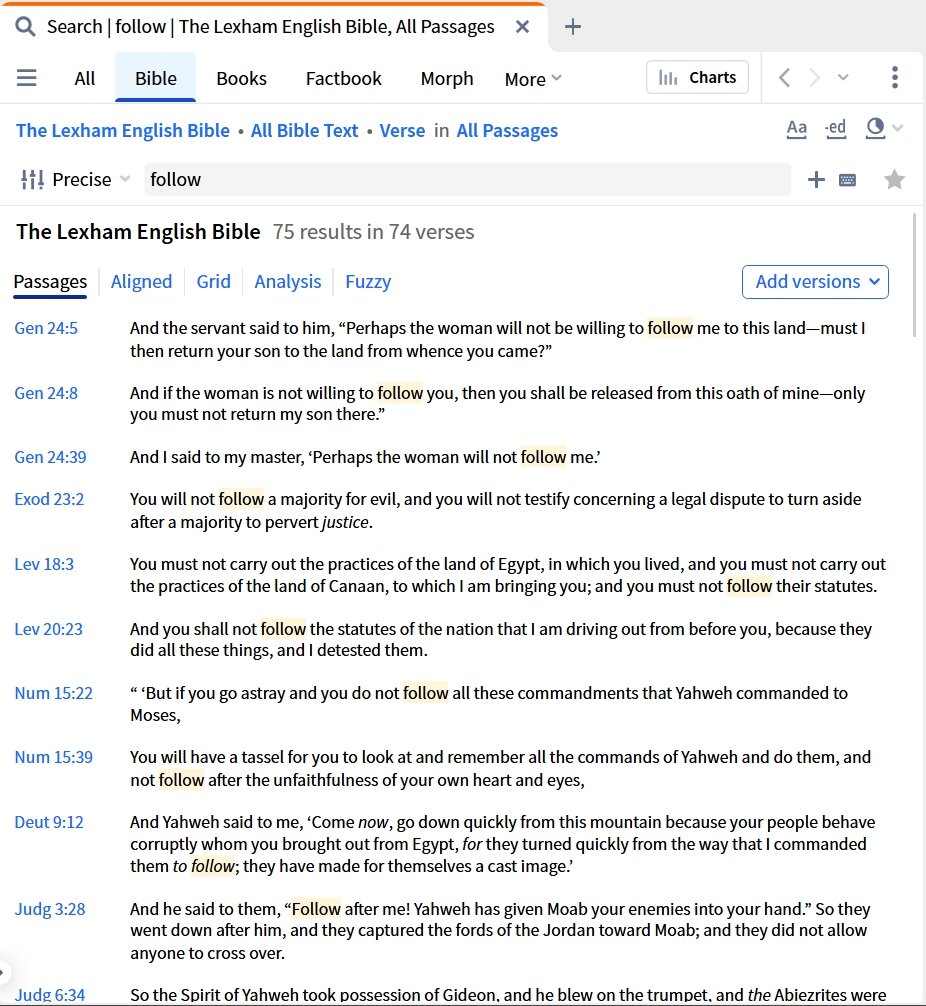 Single Word In Bible