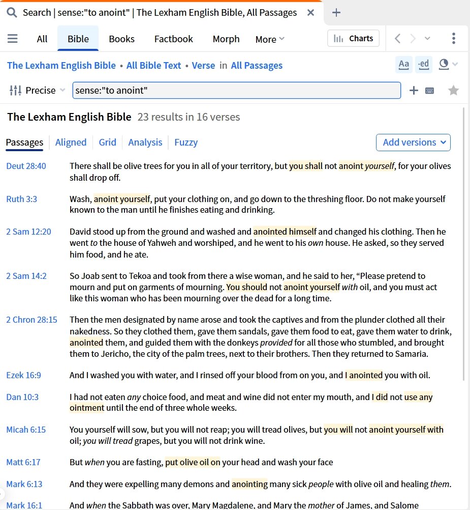 Sense Search In Bible