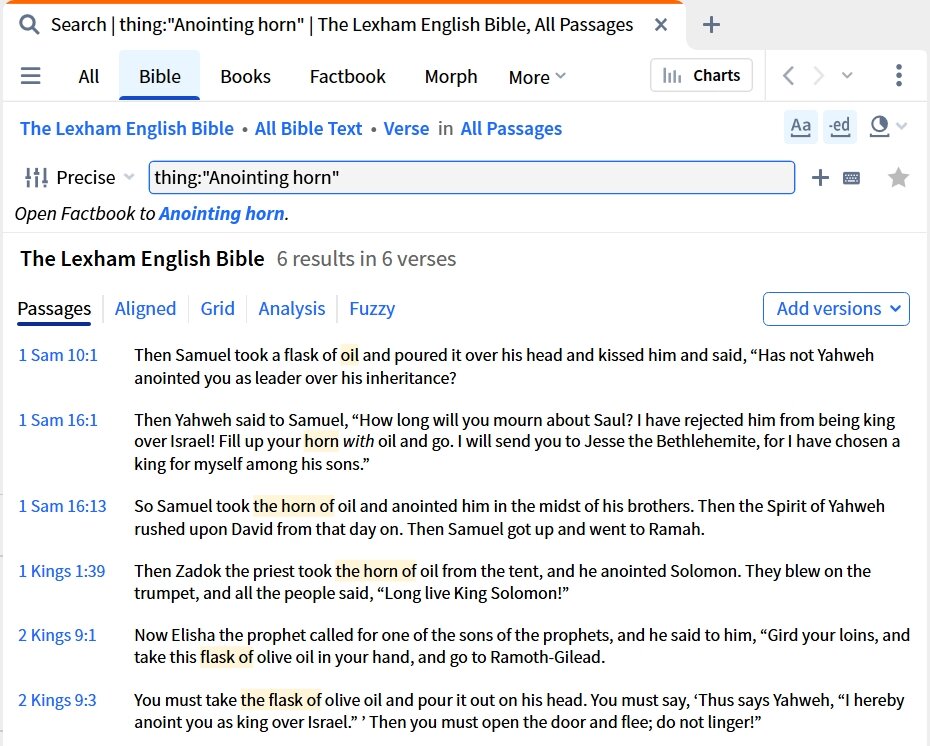 Thing Search In Bible
