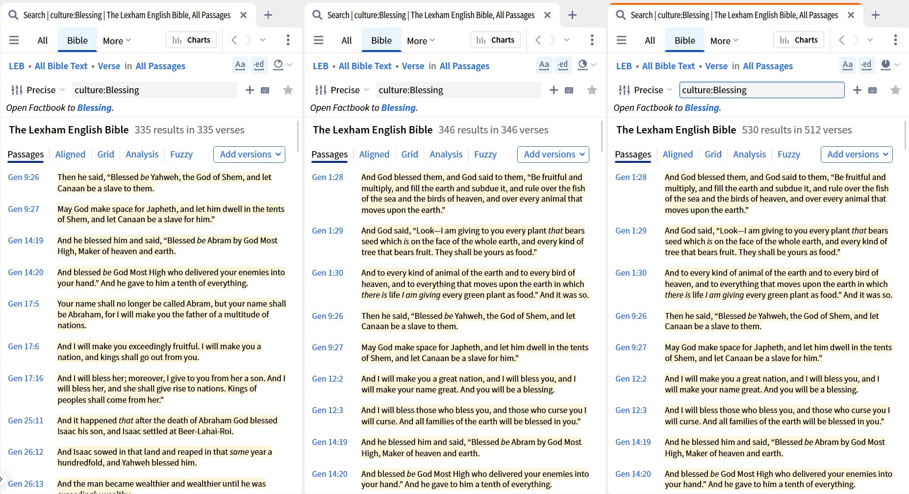 Reference Matching - Blessing