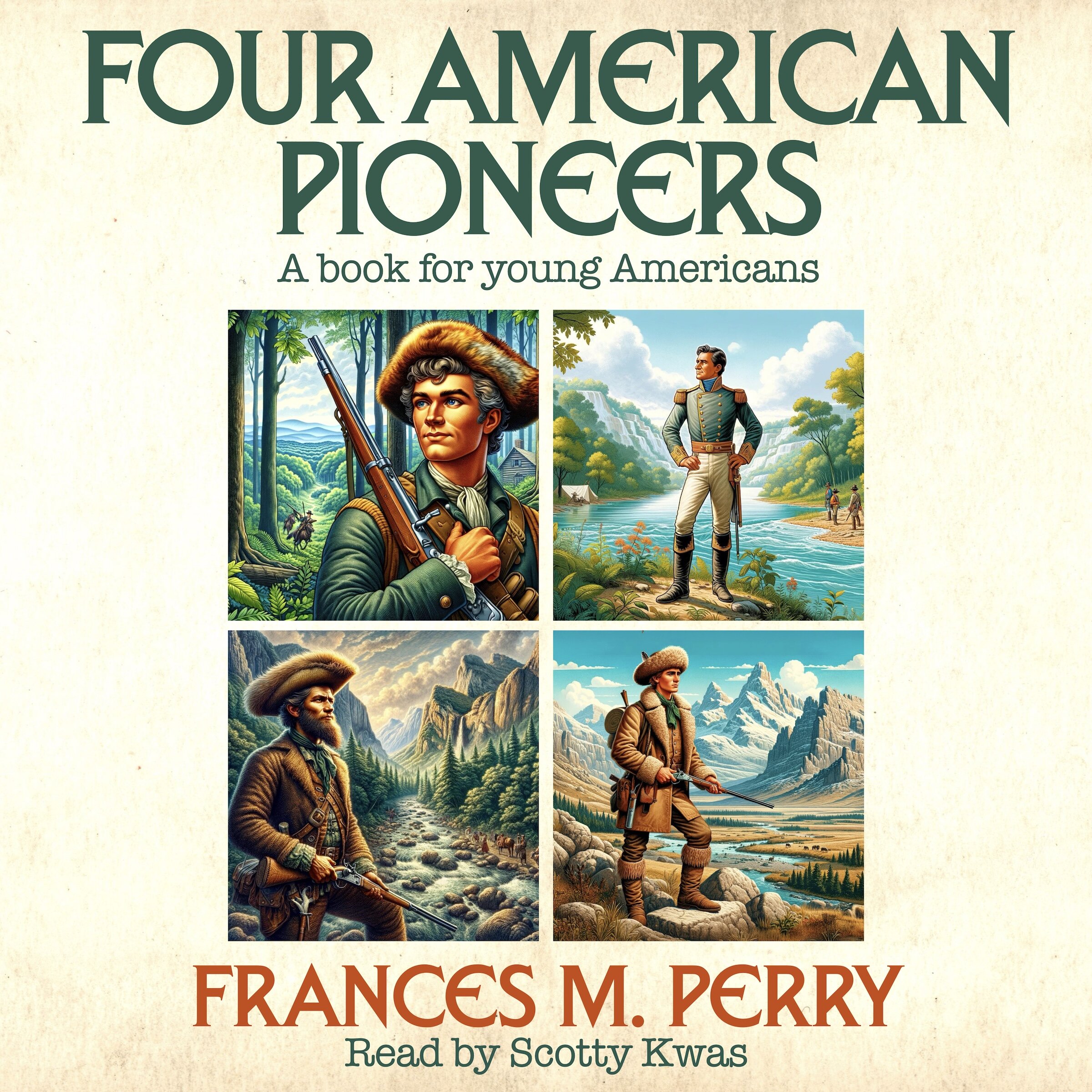 Four American Pioneers: A Book for Young Americans (Audio)
