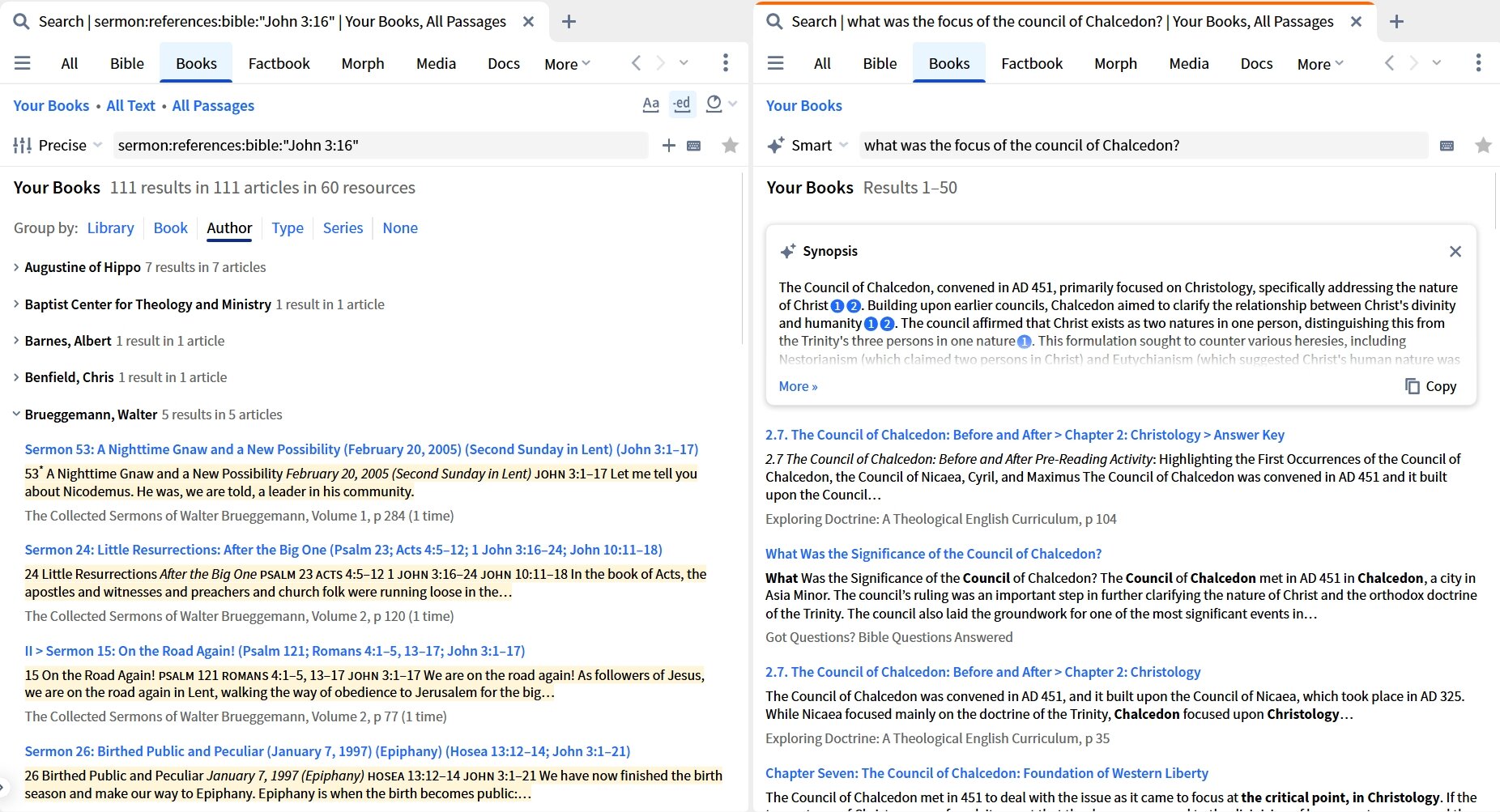 Precise And Smart Books Search Examples