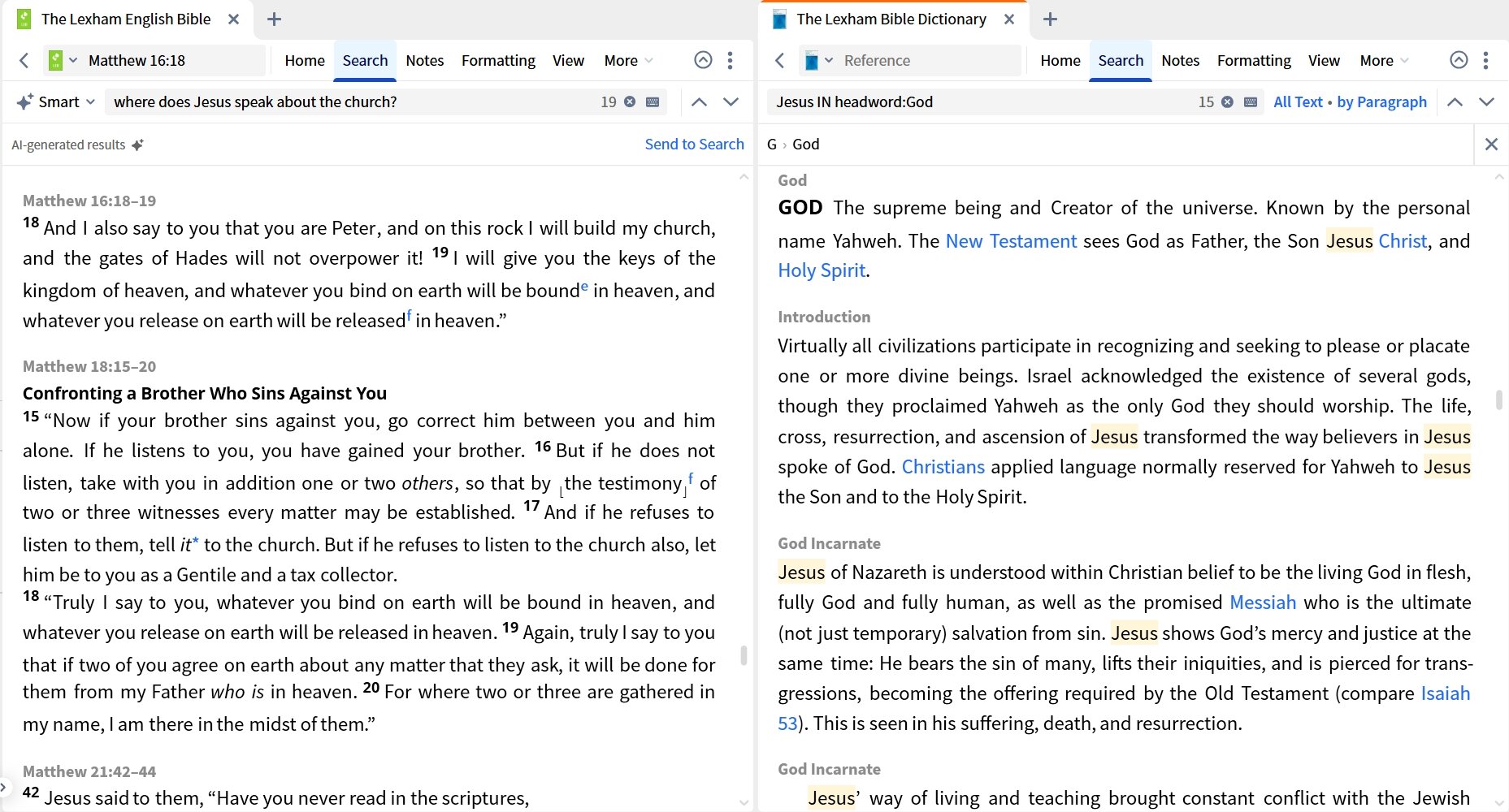 Inline Search Examples
