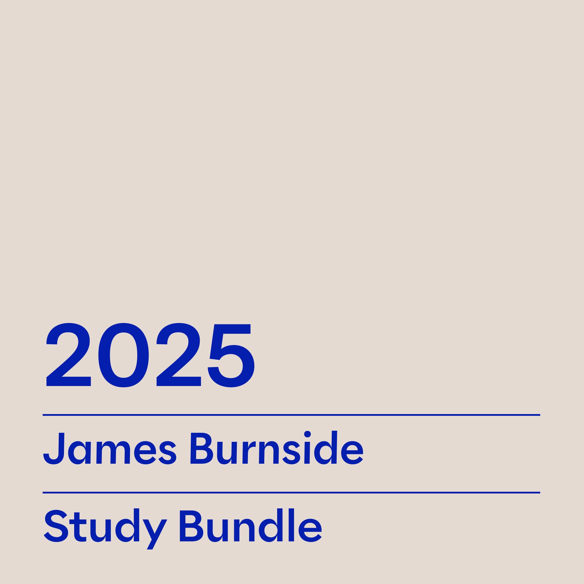 James Burnside Study Bundle