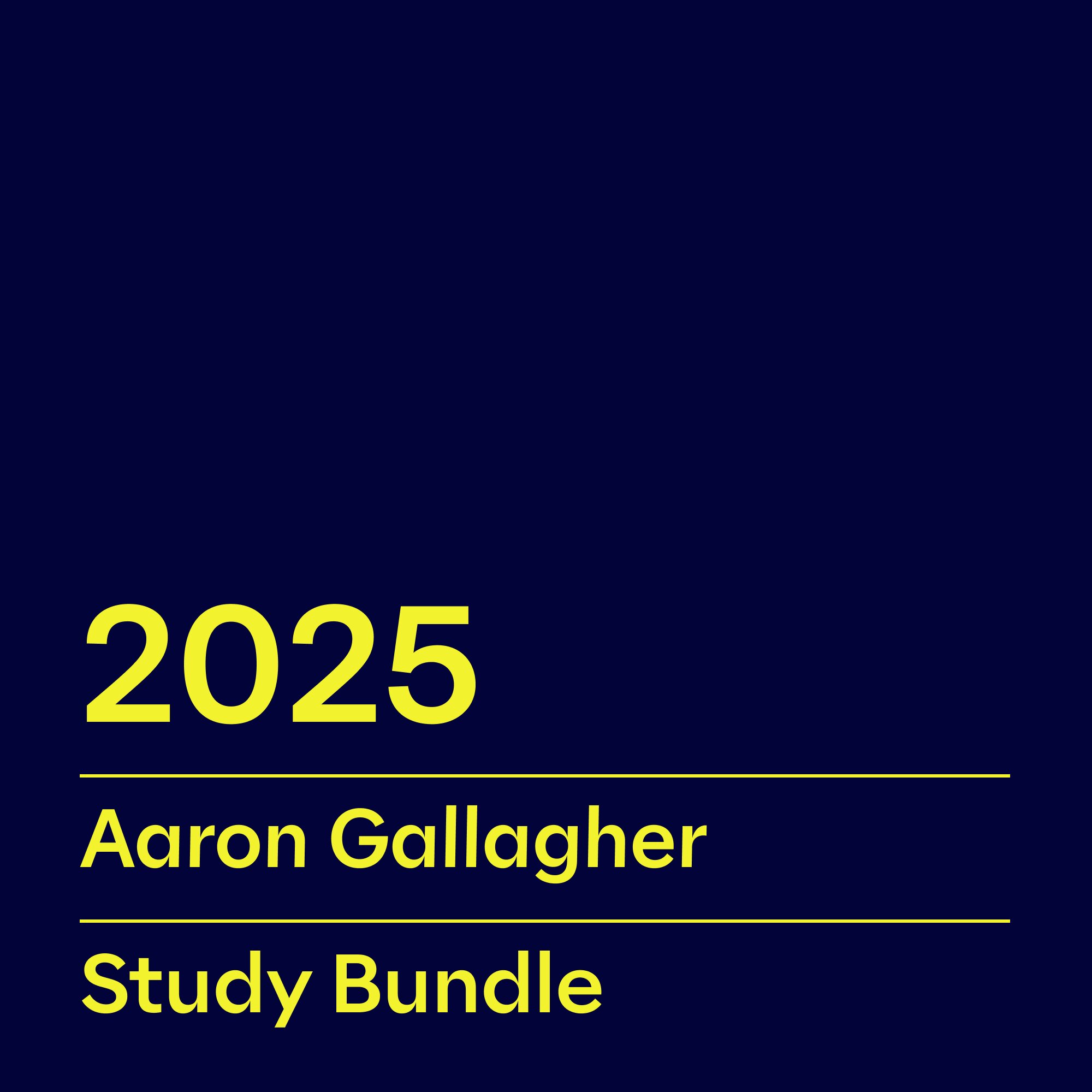 Aaron Gallagher Study Bundle