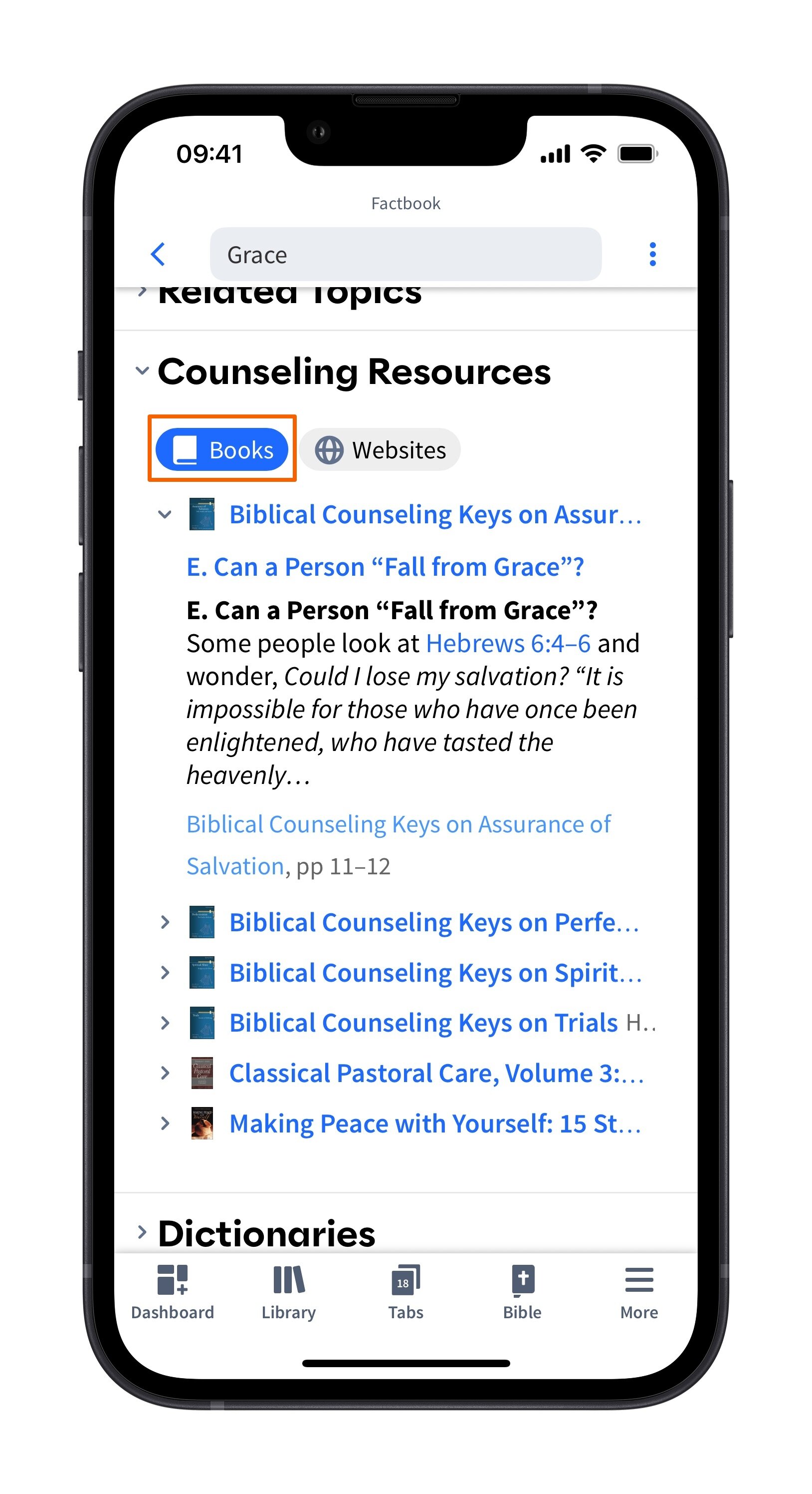 Counseling Resources - Books