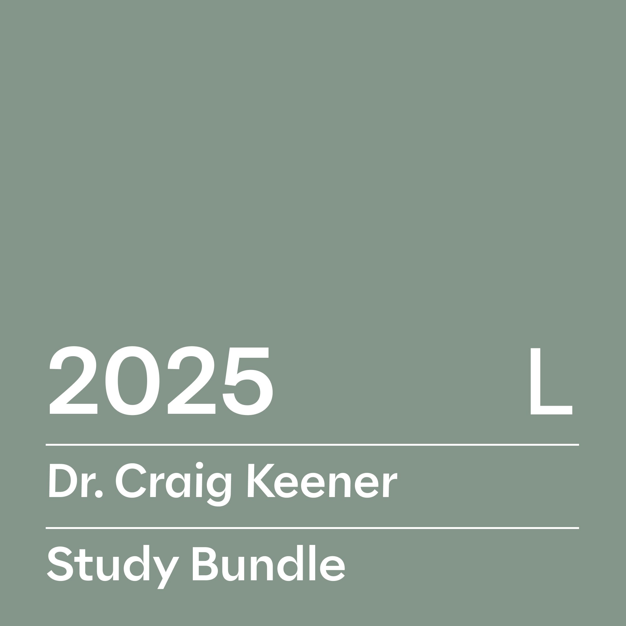 Dr. Craig Keener Study Bundle, L