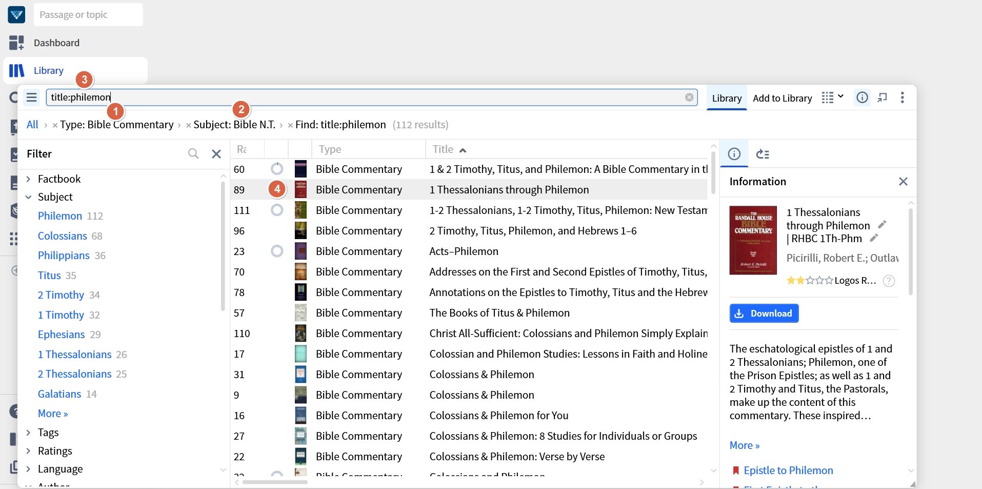Using The Verbum Library