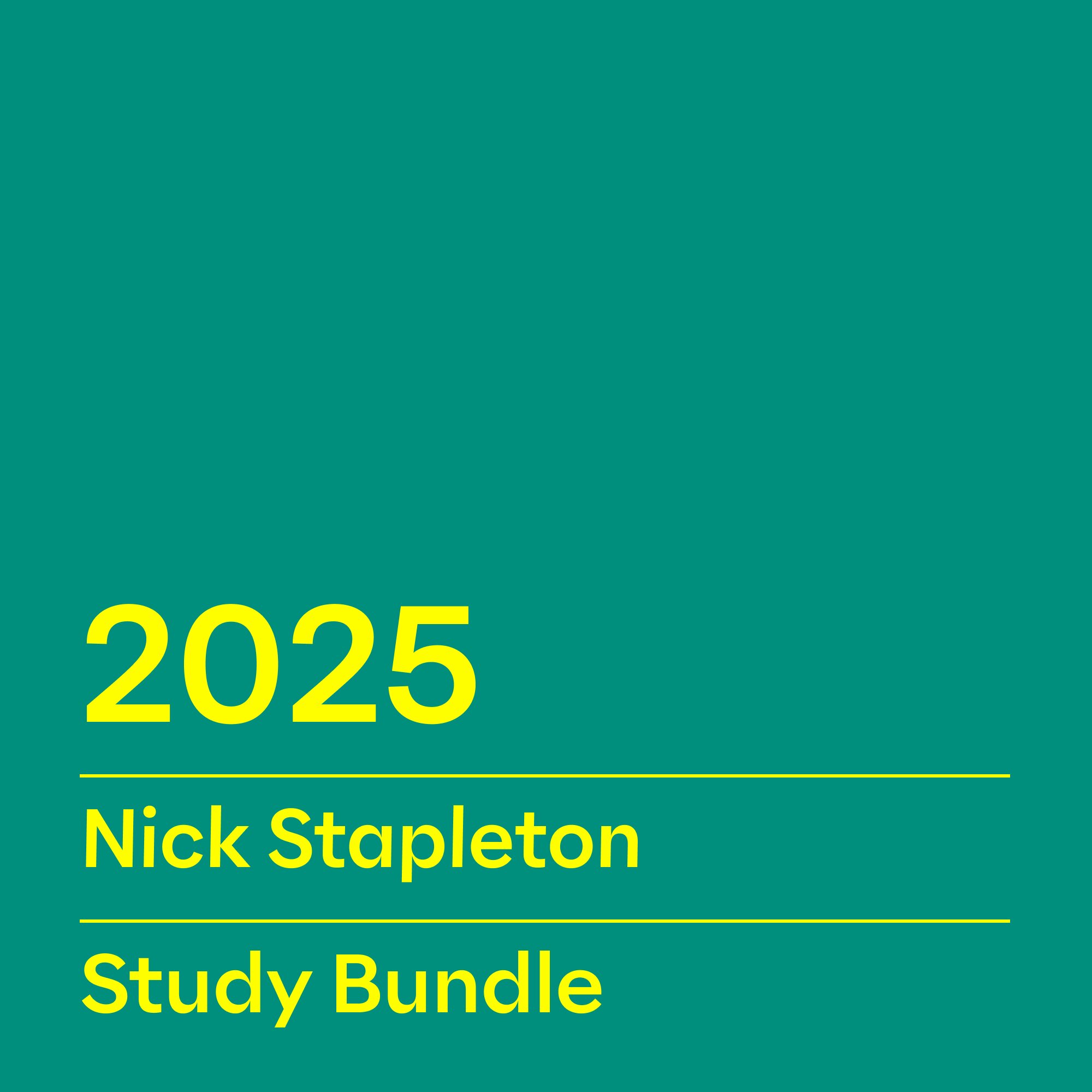 Nick Stapleton Study Bundle