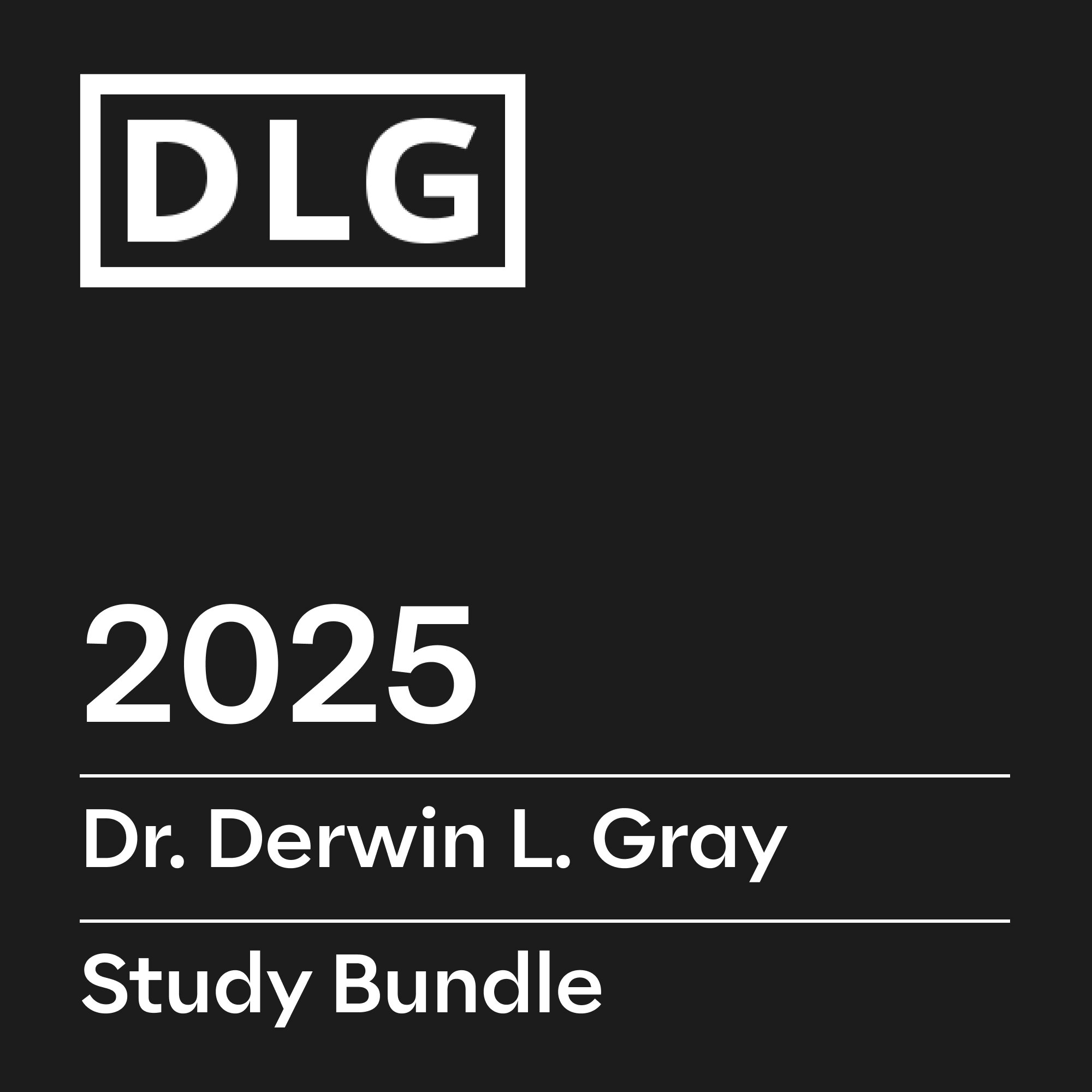 Dr. Derwin L. Gray Study Bundle