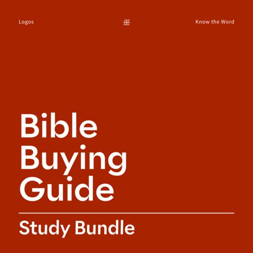 Bible Buying Guide Study Bundle