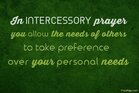 Intercessory Prayer Example