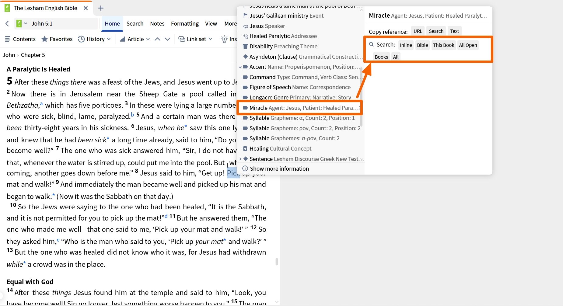 Select Label For Searching