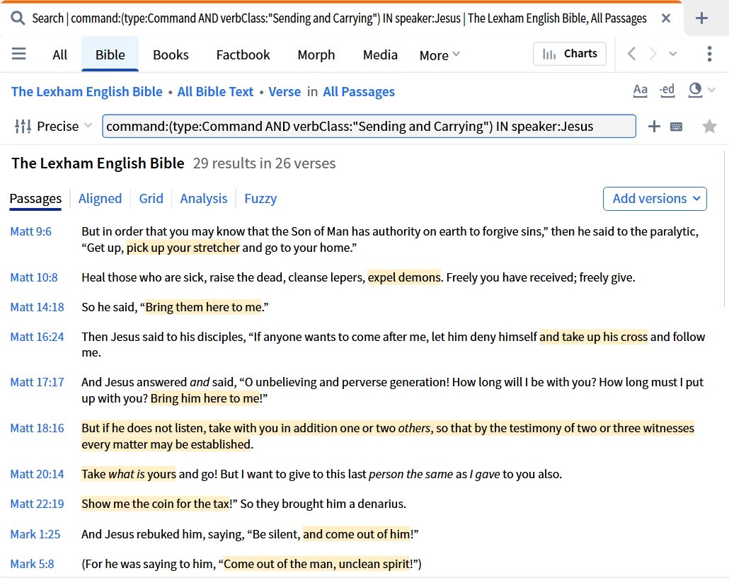 Command Spoken By Jesus Search Results