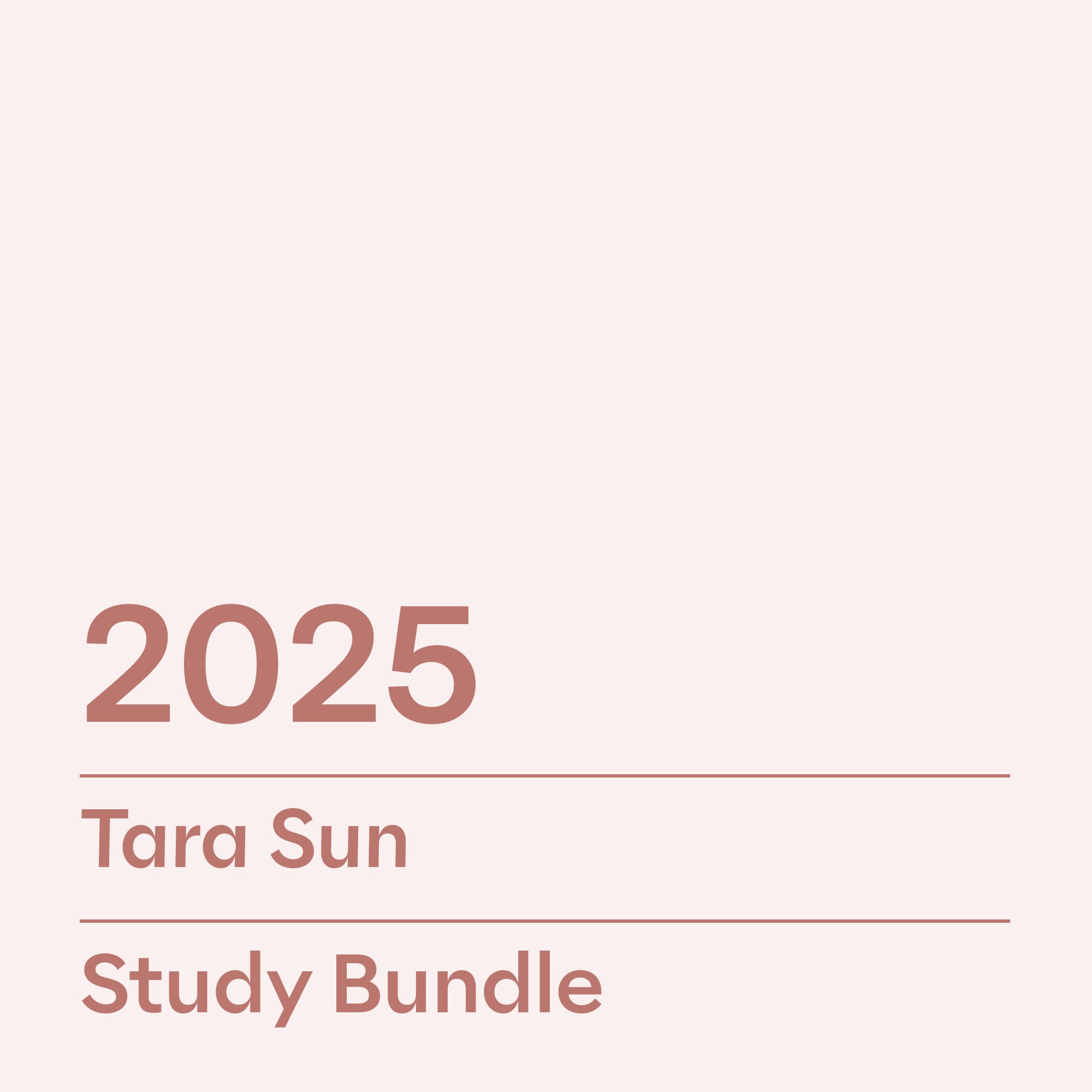 Tara Sun Study Bundle