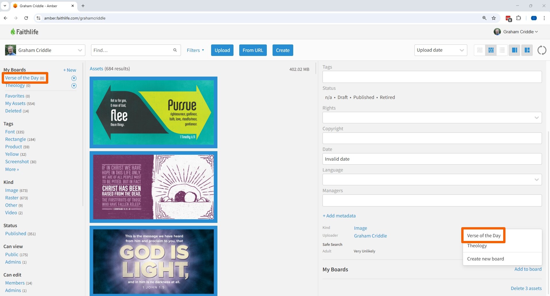 Select Board For Files