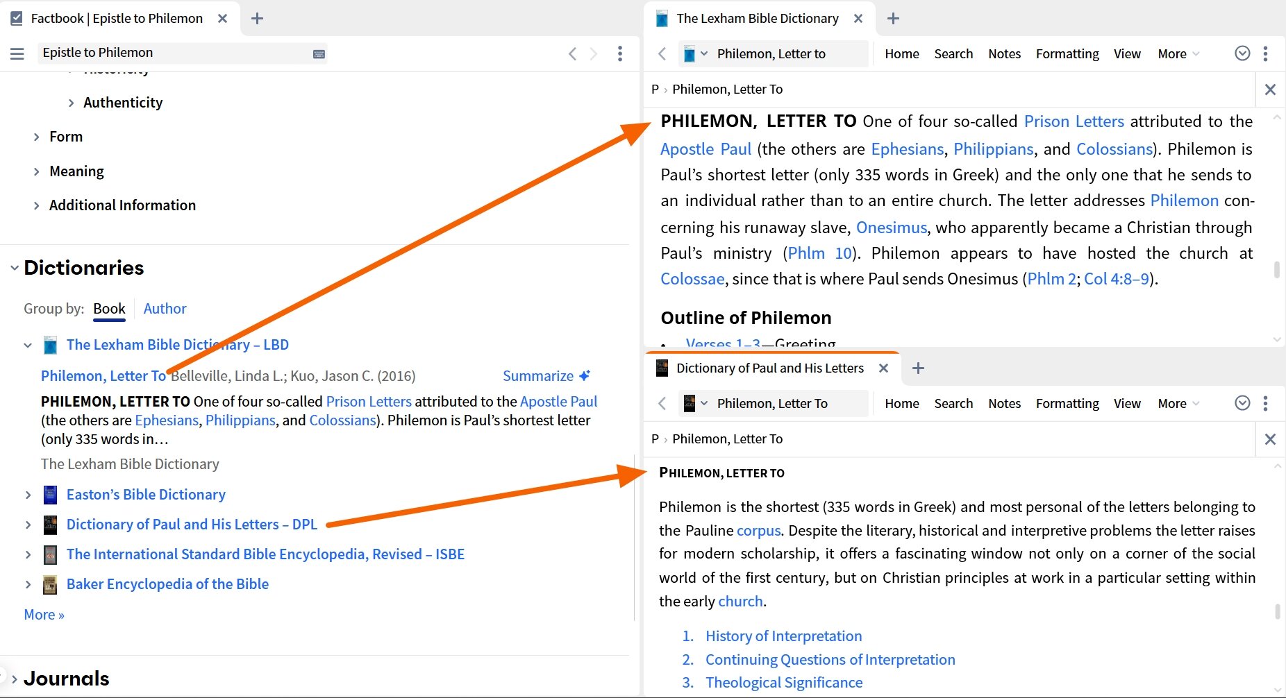 Biblical Book - Dictionaries (Desktop)
