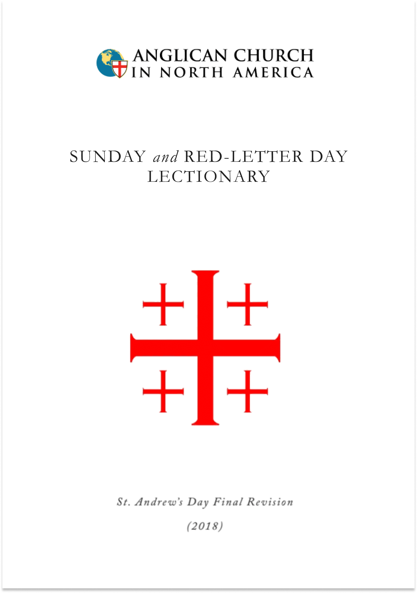 Anglican Church in North America Sunday and Red-Letter Day Lectionary ...