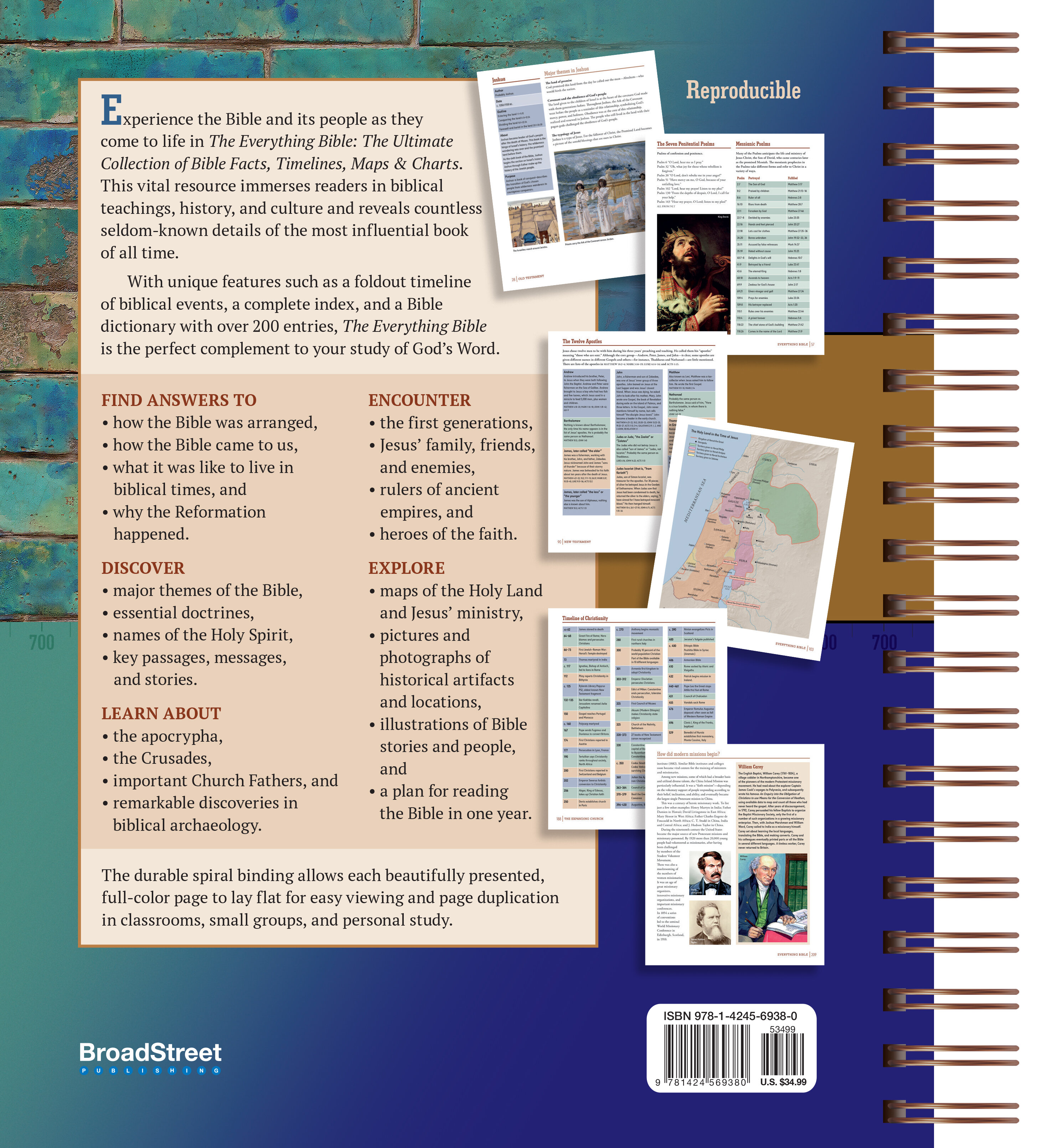 The Everything Bible: The Ultimate Collection of Bible Facts, Timelines, Maps, and Charts