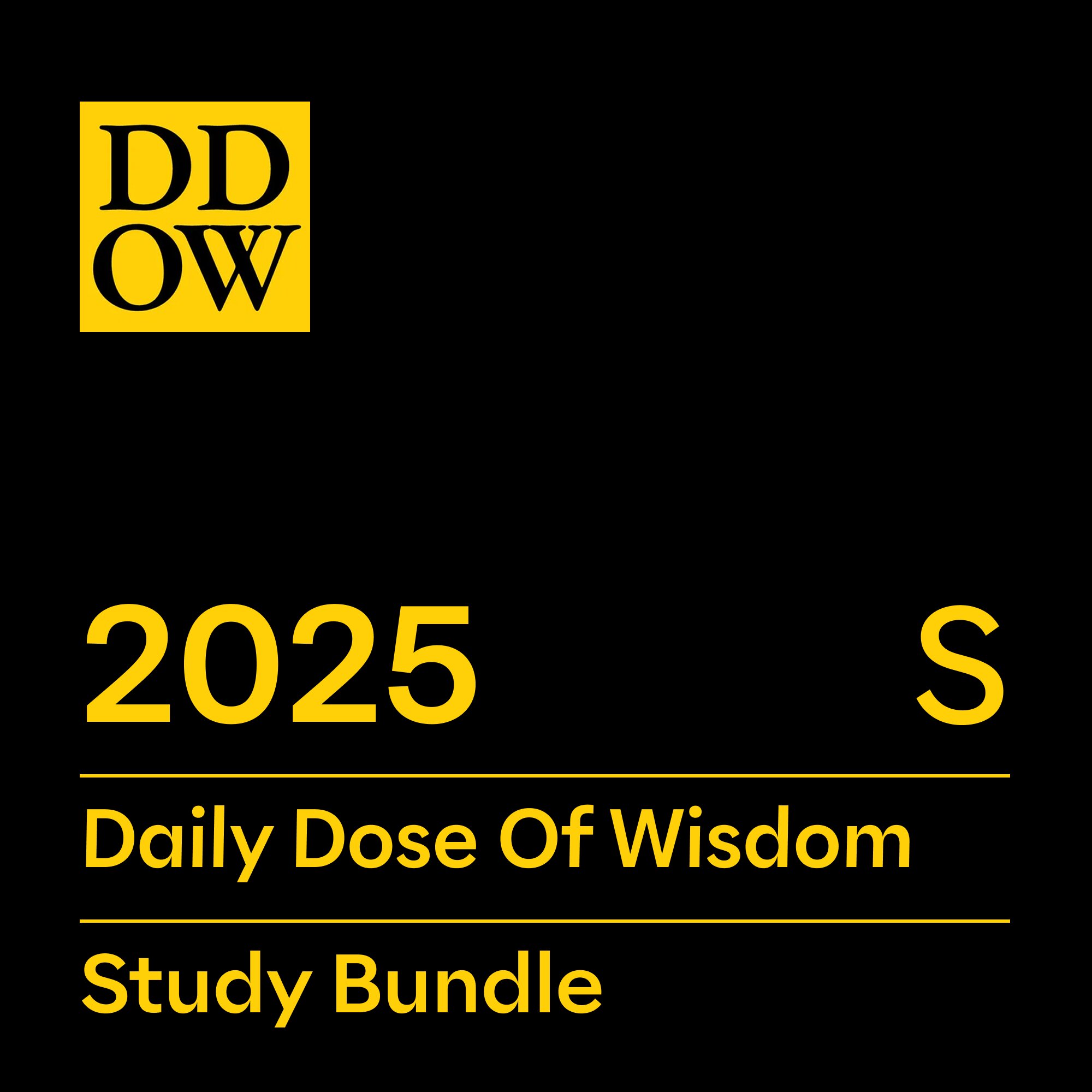 Daily Dose Of Wisdom Study Bundle, S