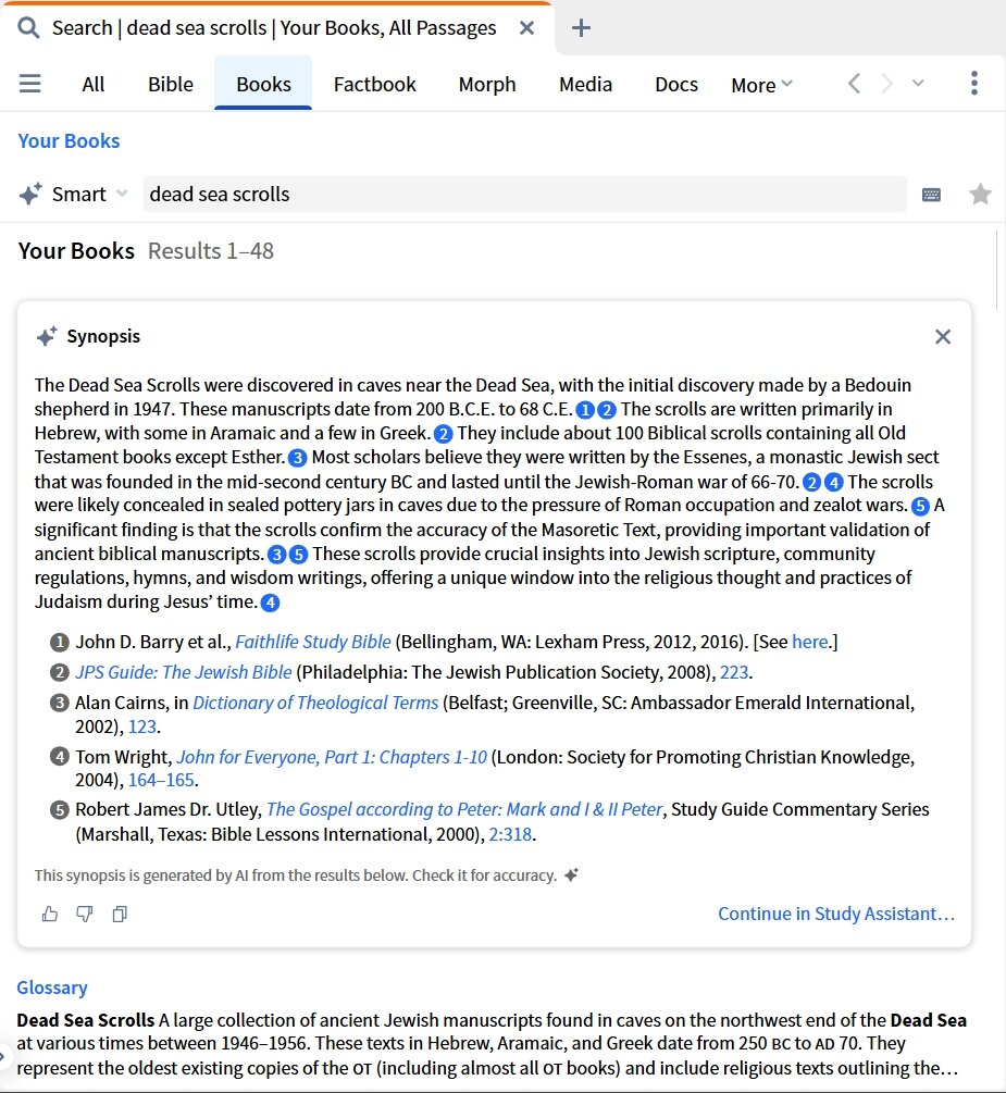 Books Smart Search Synopsis