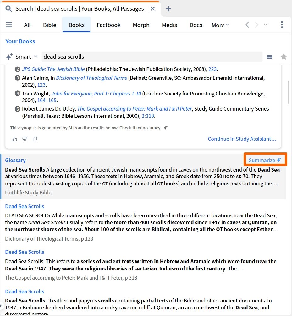 Books Search Smart Results And Summaries