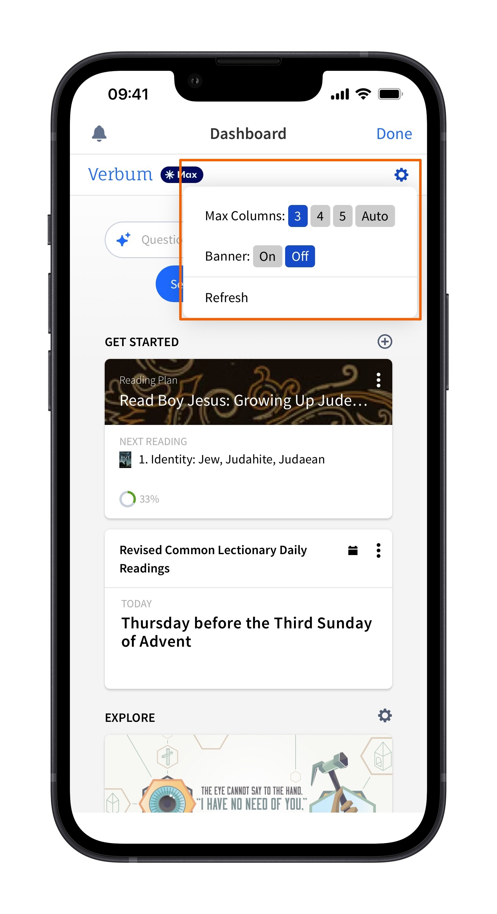 Configure Verbum Dashboard