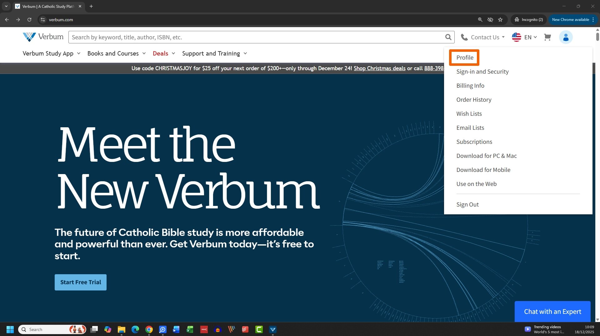 Select Verbum Profile