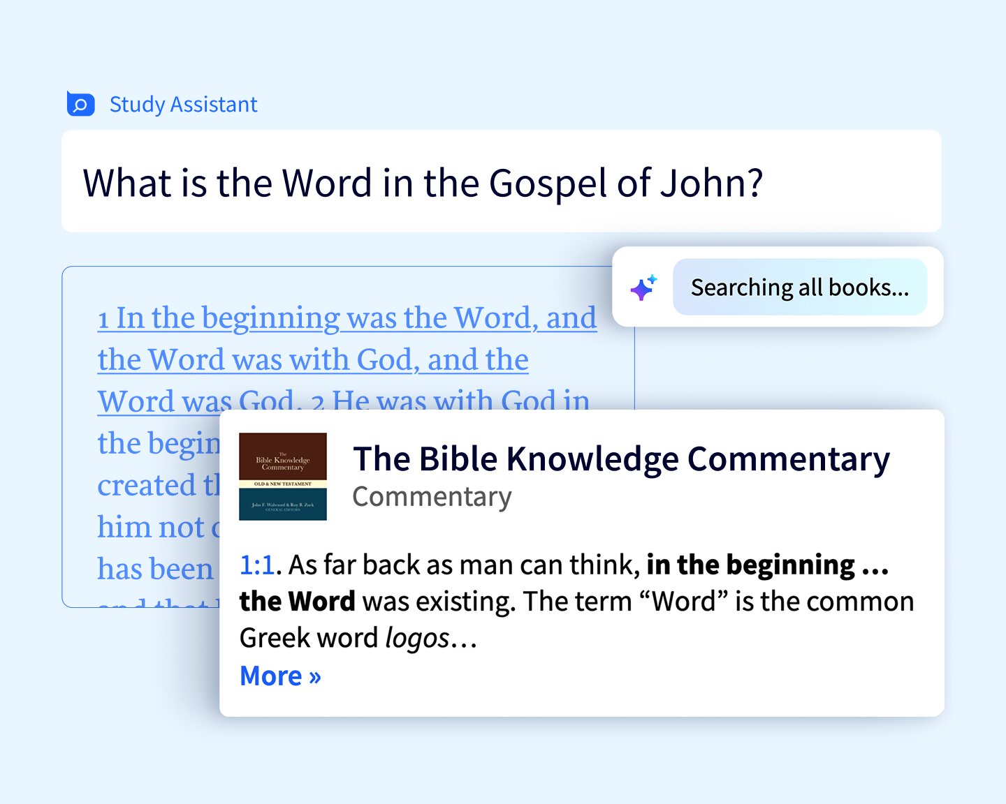 Study Assistant in Logos