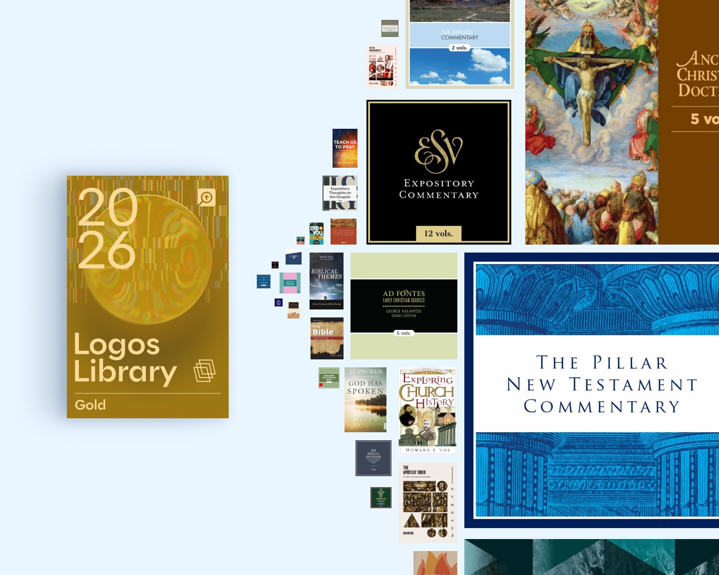 Illustration showing what's included with the 2026 Gold Library