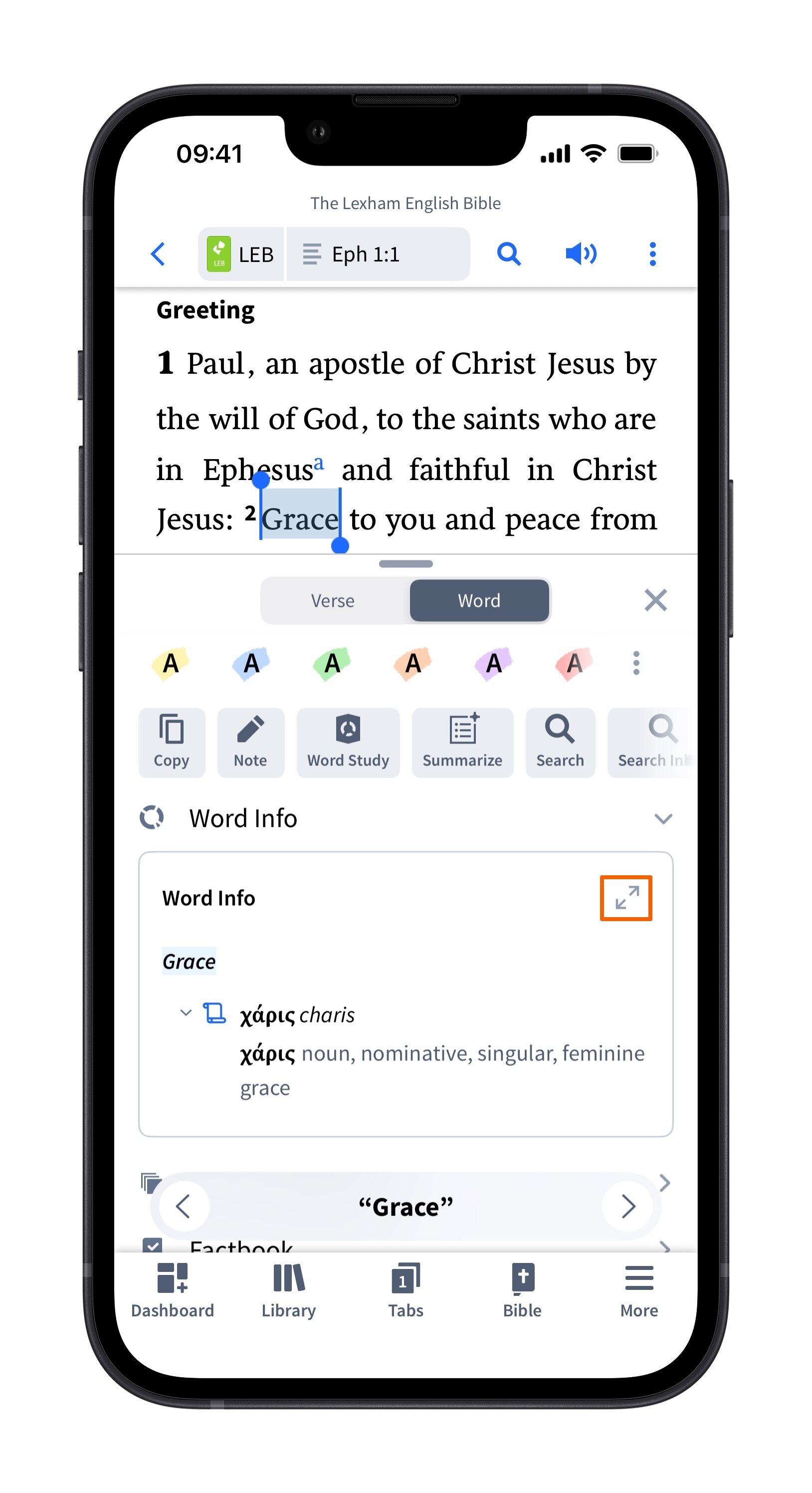 Word Info (Mobile)
