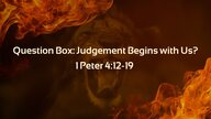Judgement Begins With Us