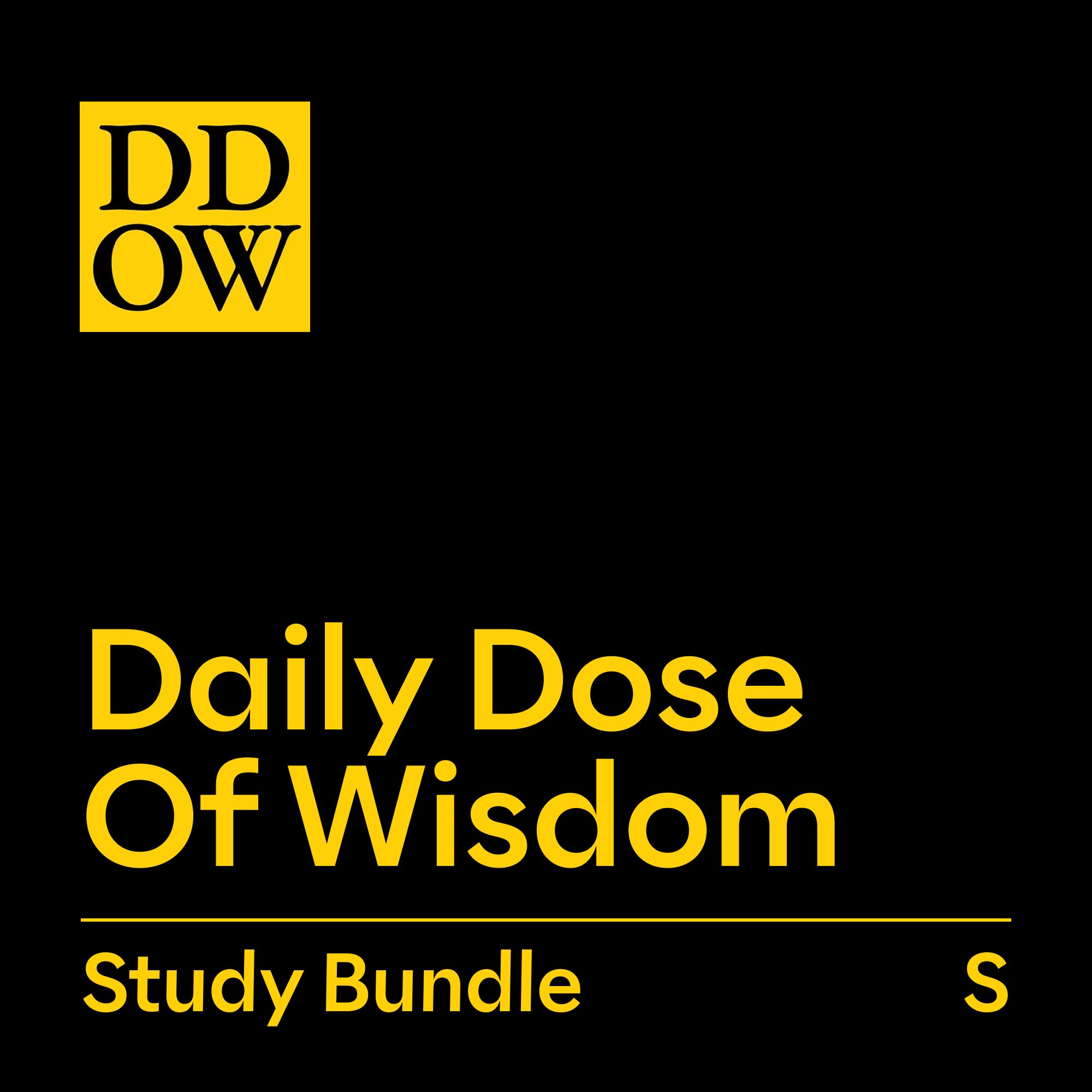 Daily Dose Of Wisdom Study Bundle, S