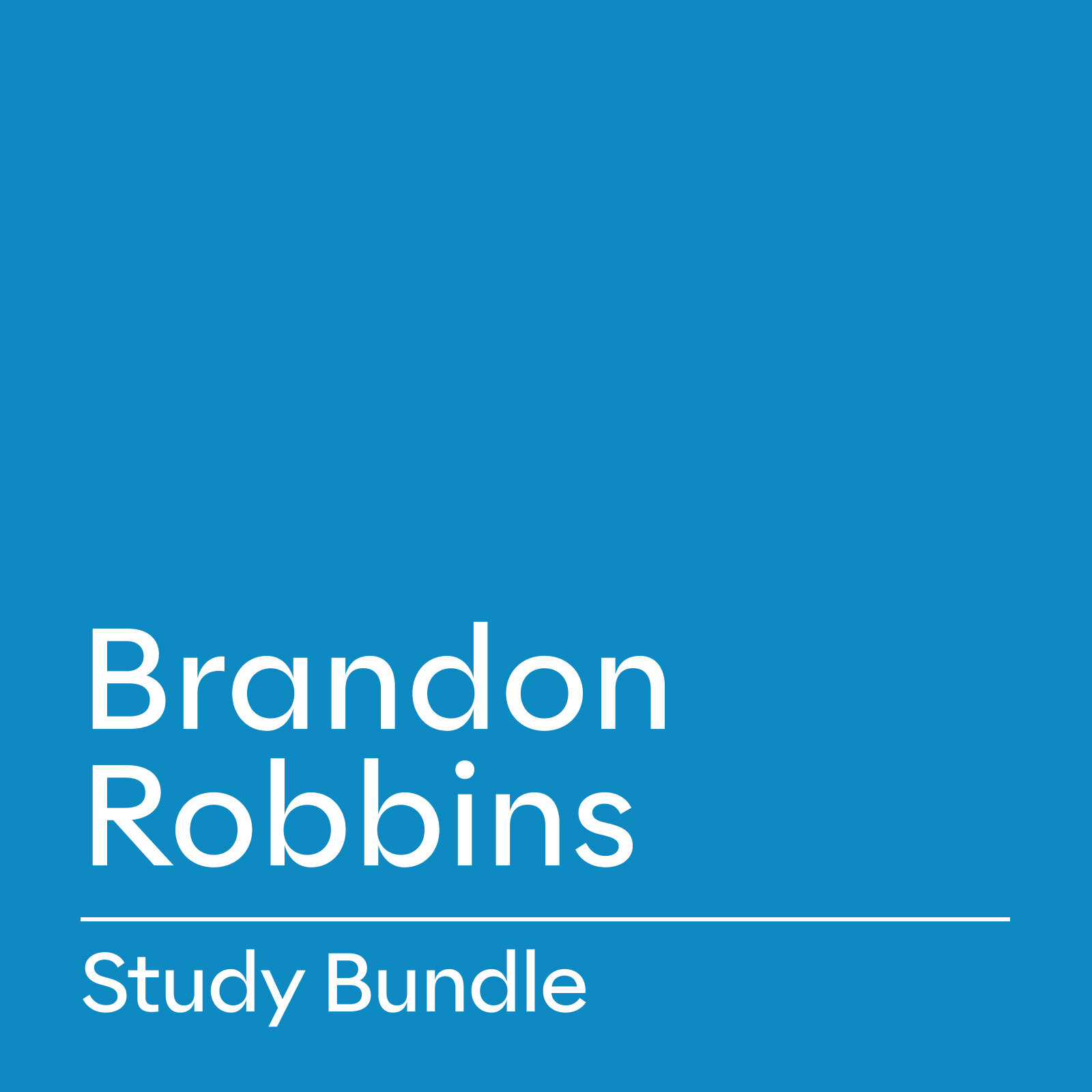 Brandon Robbins Study Bundle