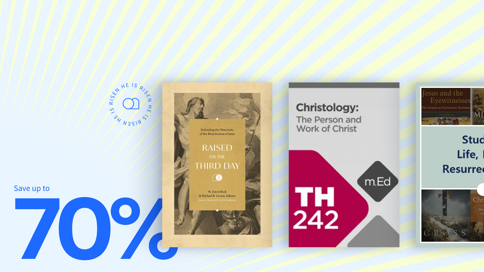 Easter Sale: Up to 70% off