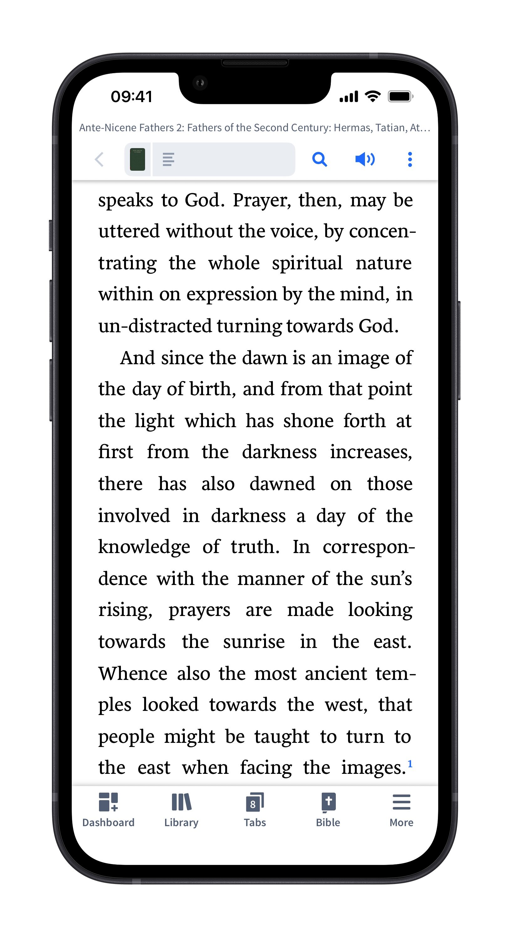 Cited Resource In Study Assistant (Mobile)