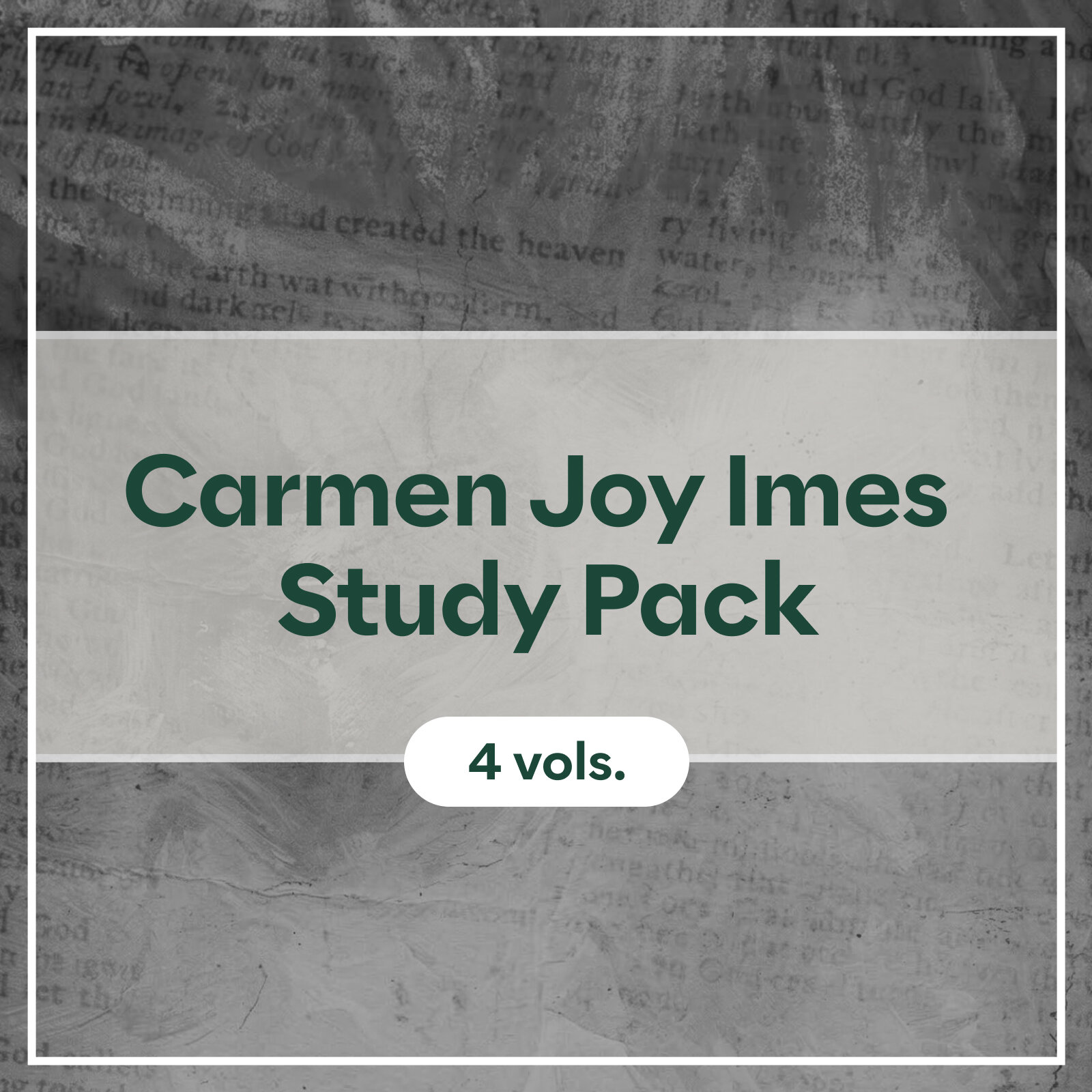 Carmen Joy Imes Study Pack (4 vols.)
