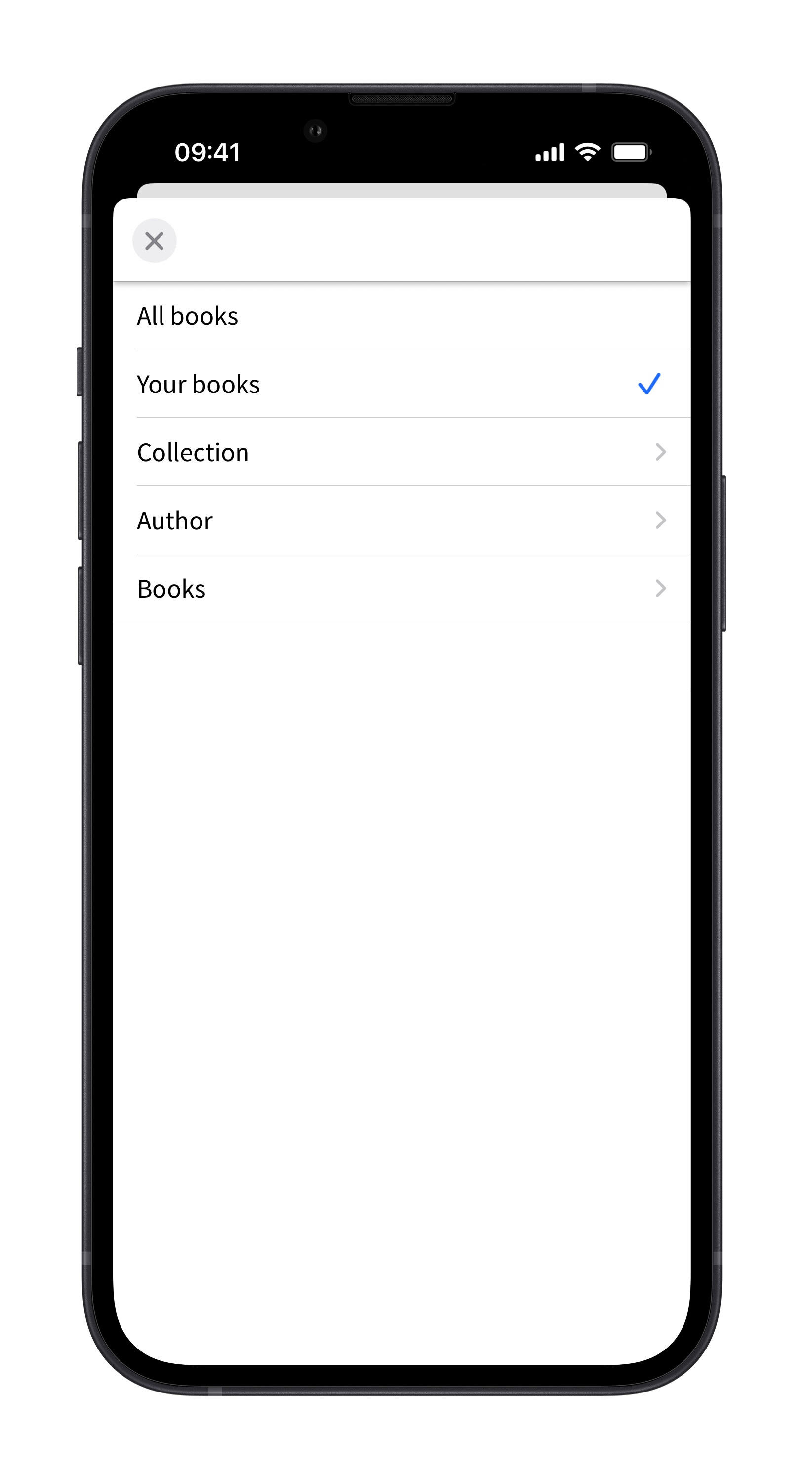 Selecting Study Assistant Books (Mobile)