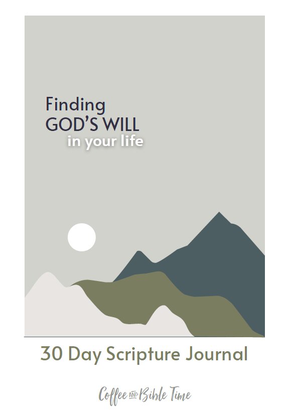 Finding God’s Will in Your Life: 30-Day Purposeful Scripture Journal