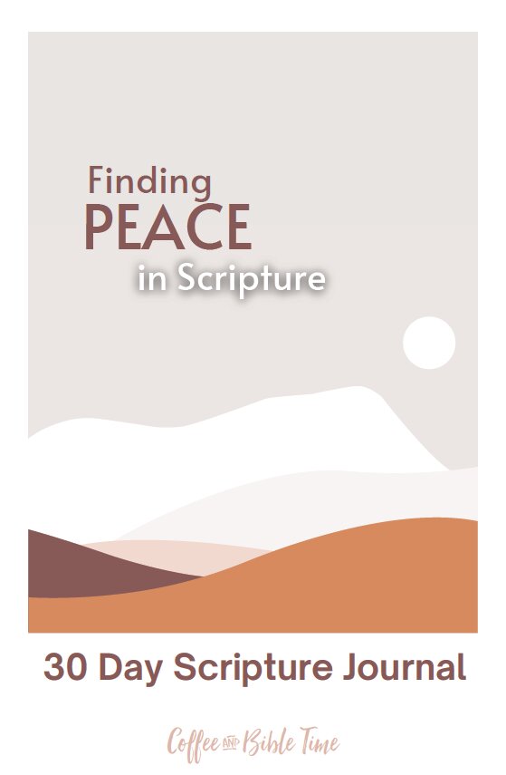 Finding Peace in Scripture: 30-Day Scripture Journal for Anxiety