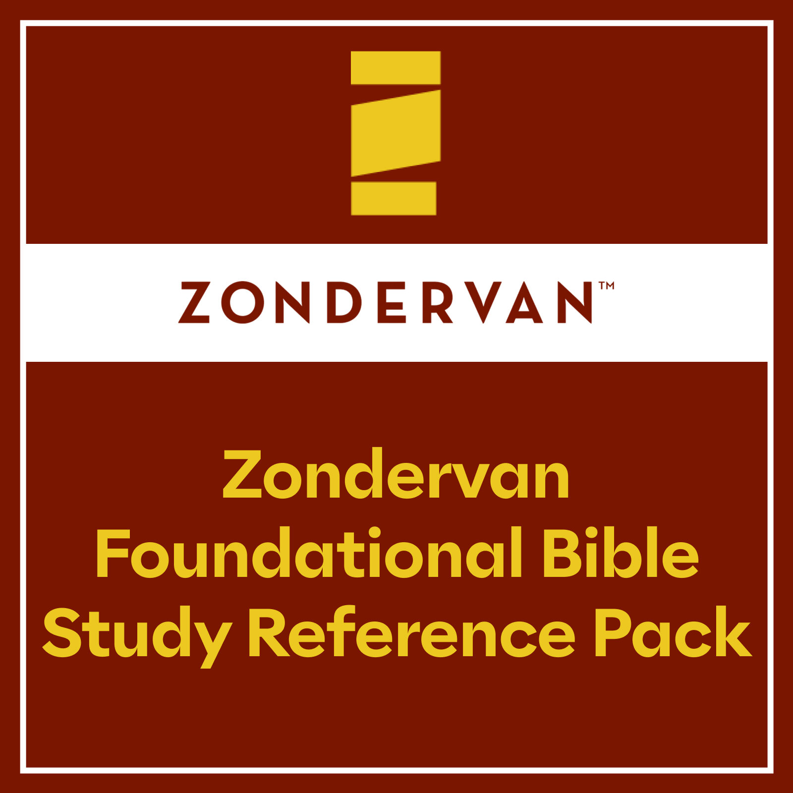 Zondervan Foundational Bible Study Reference Pack