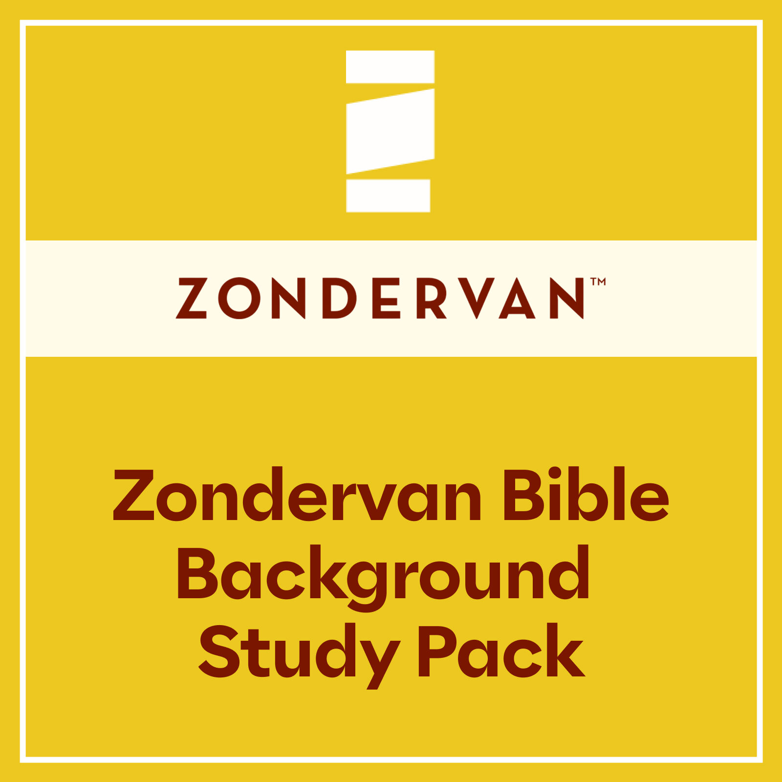 Zondervan Bible Background Study Pack