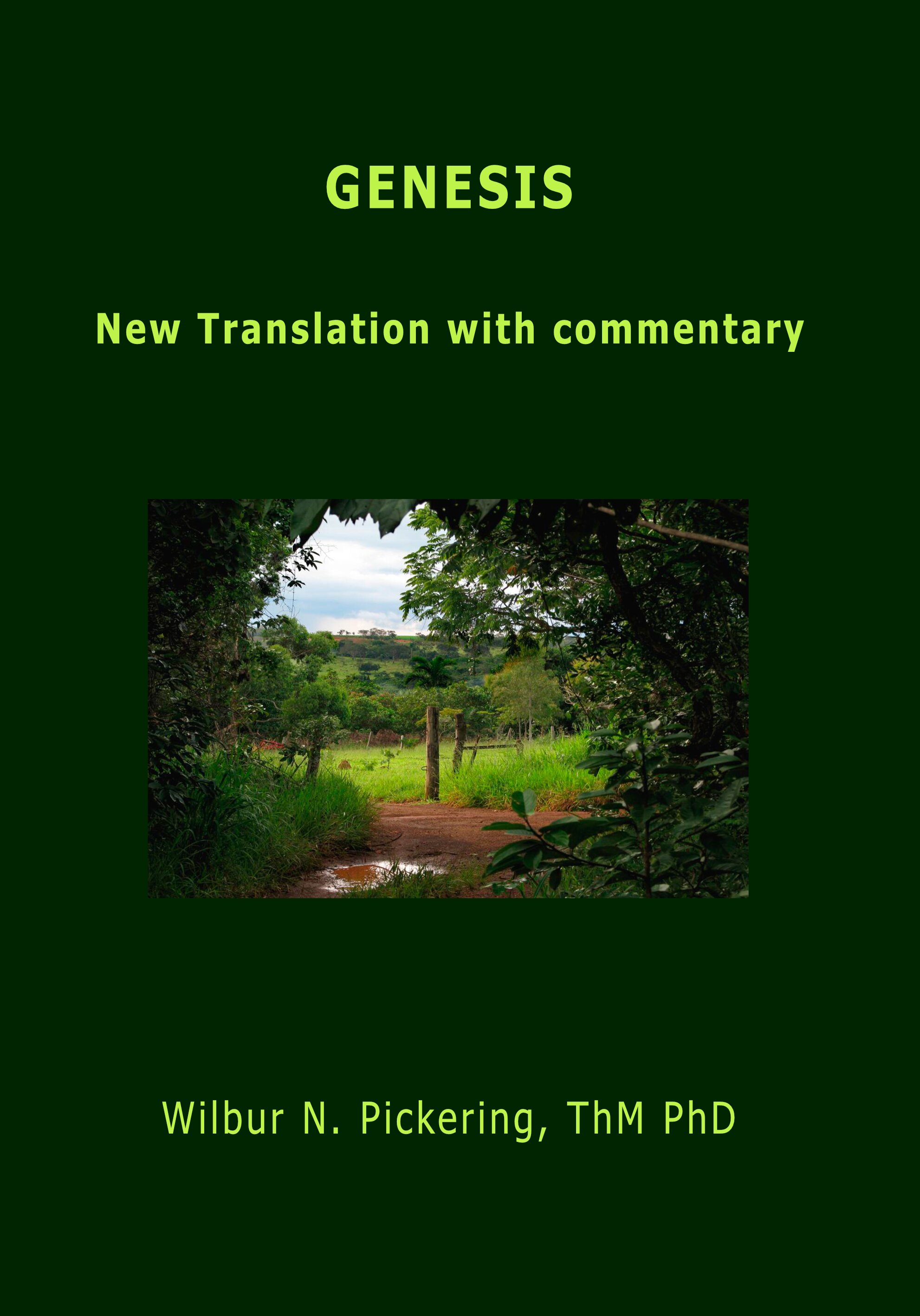 Genesis: New Translation with Commentary