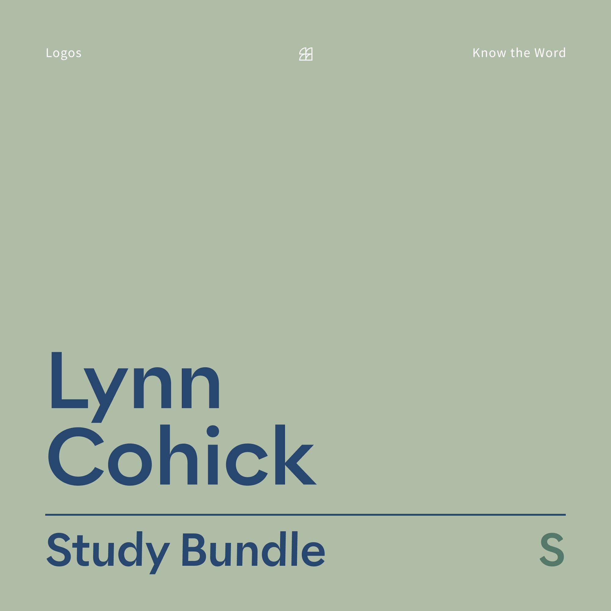 Lynn Cohick Study Bundle, S
