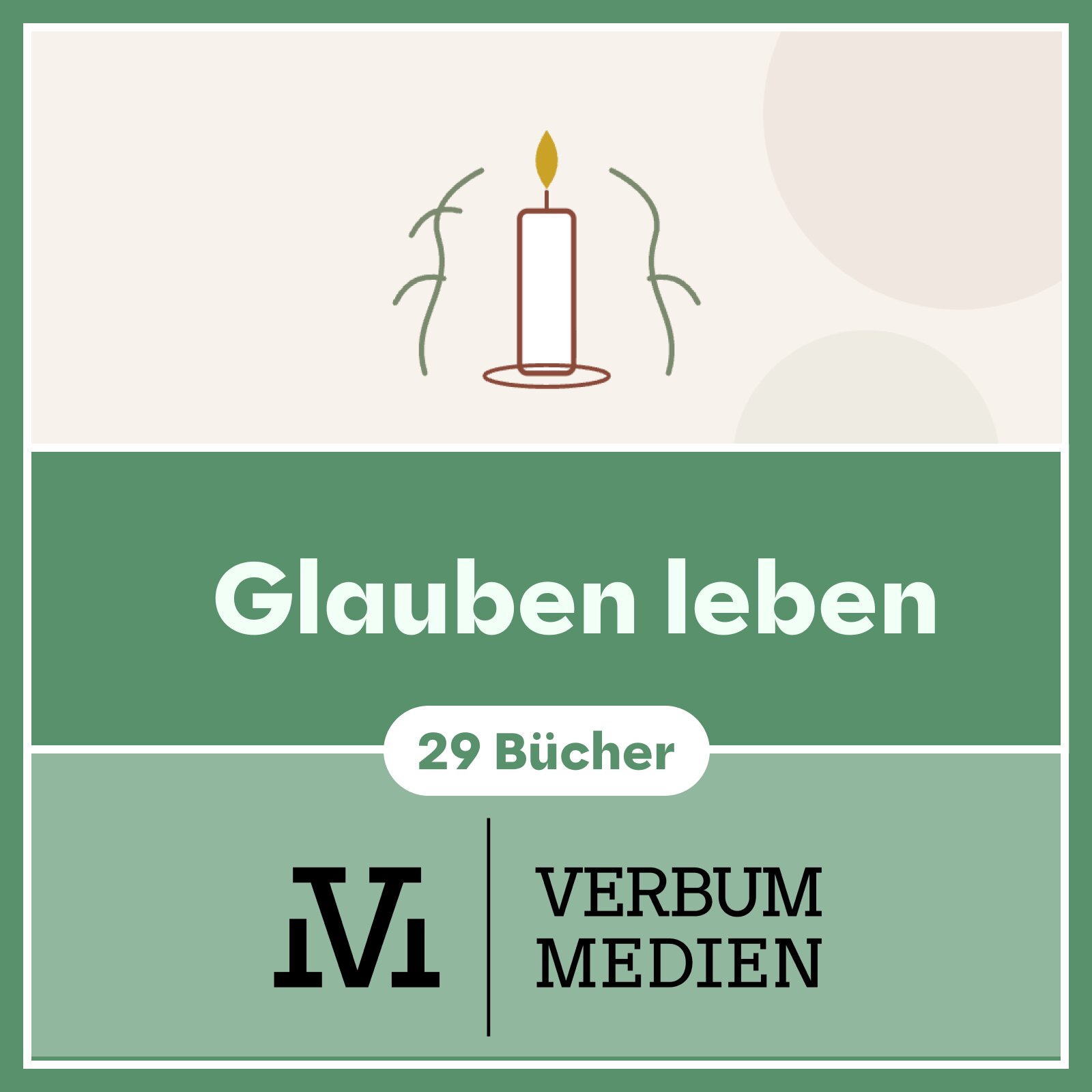 Verbum Medien: Glauben leben (29 Bücher)