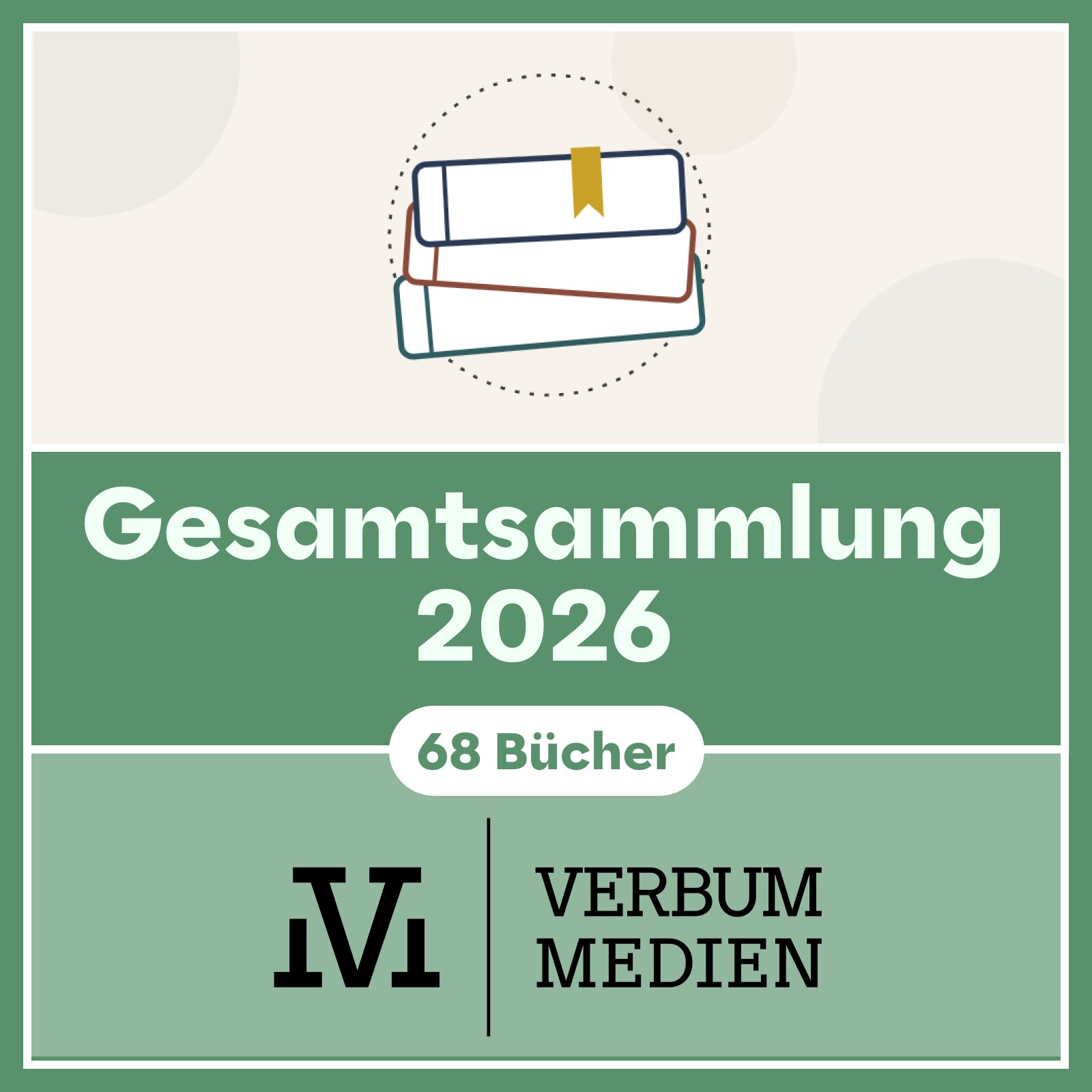 Verbum Medien: Gesamtsammlung 2026 (68 Bücher)