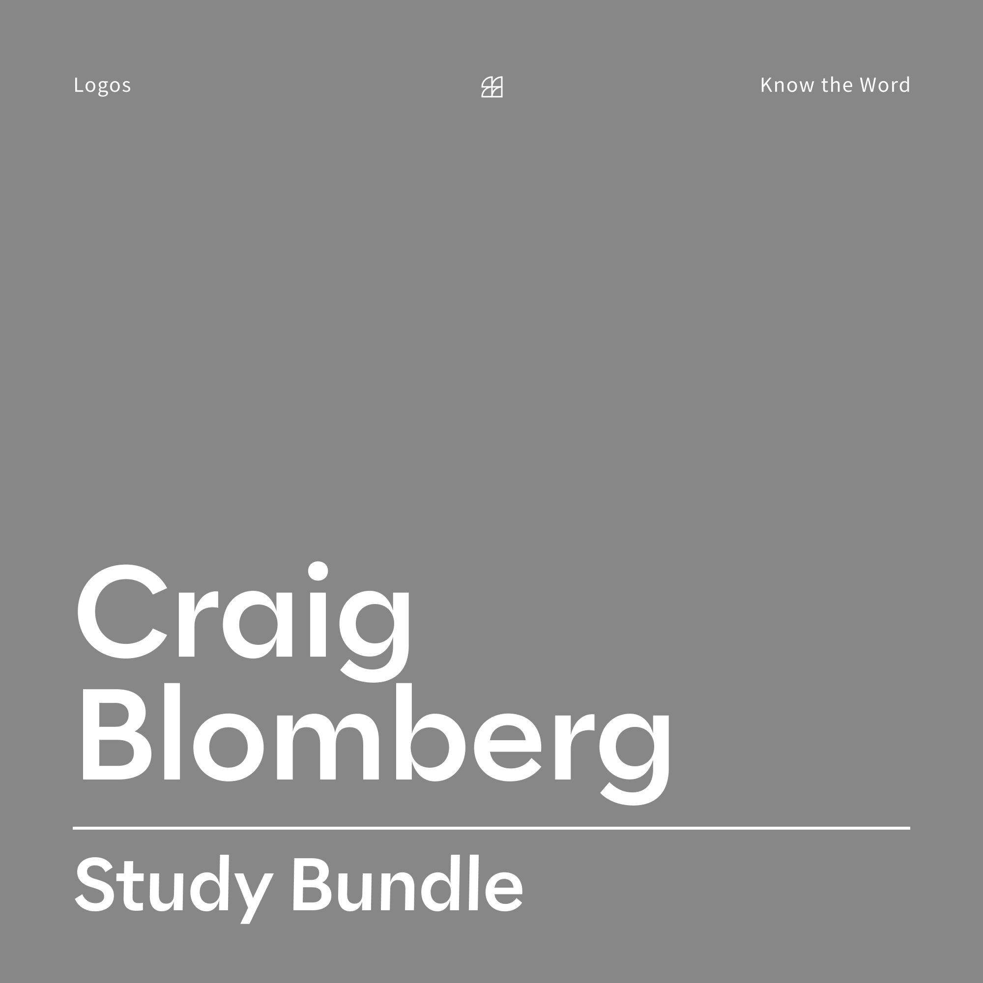 Craig Blomberg Study Bundle
